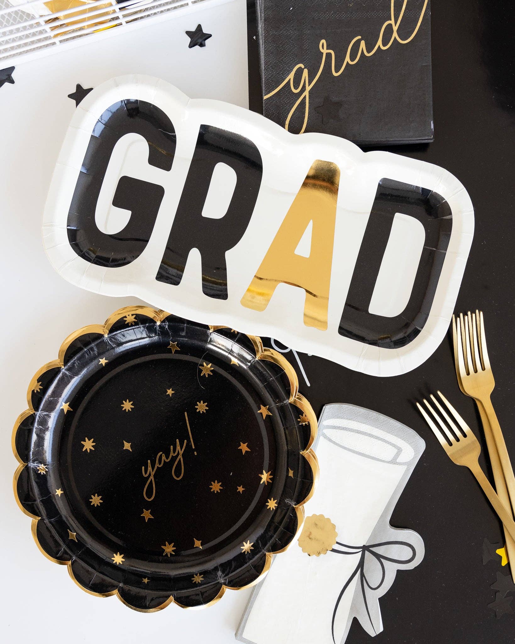 Yay Star Paper Plates 9" - bubblegum market