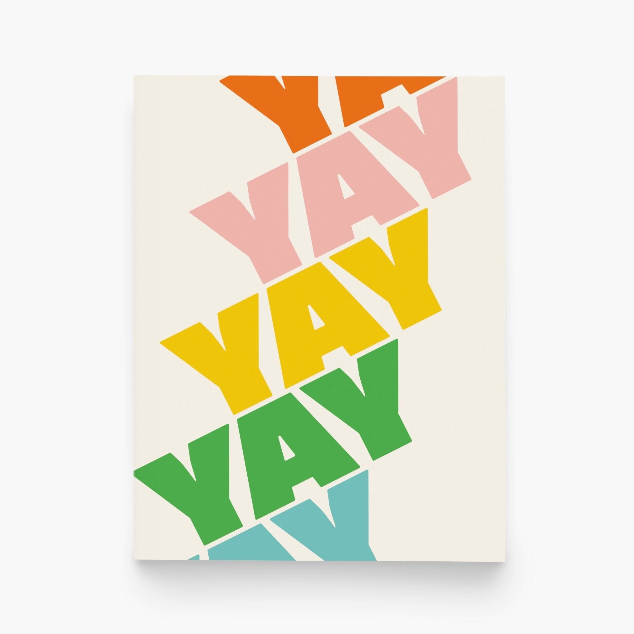 Yay Yay Yay Greeting Card - bubblegum market