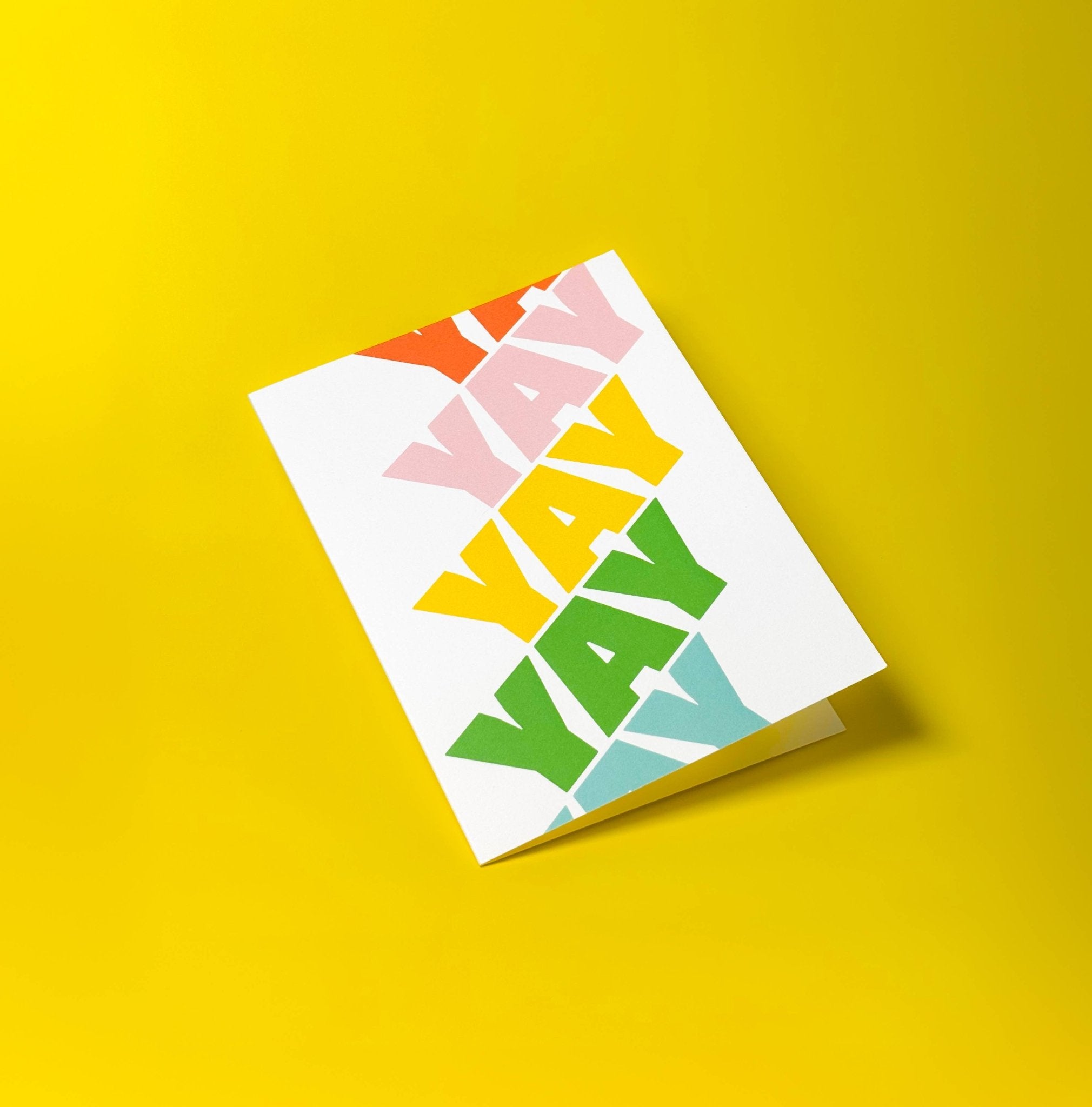 Yay Yay Yay Greeting Card - bubblegum market