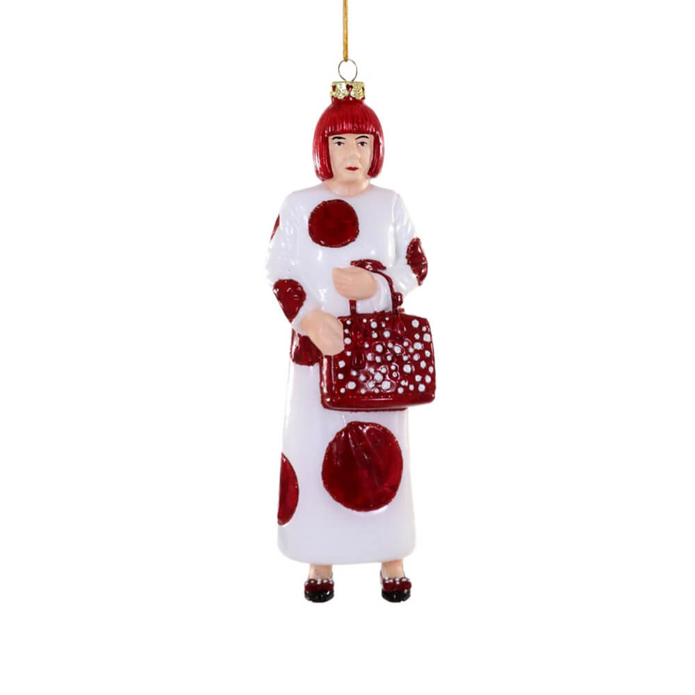Yayoi Kusama Ornament, 8" - bubblegum market