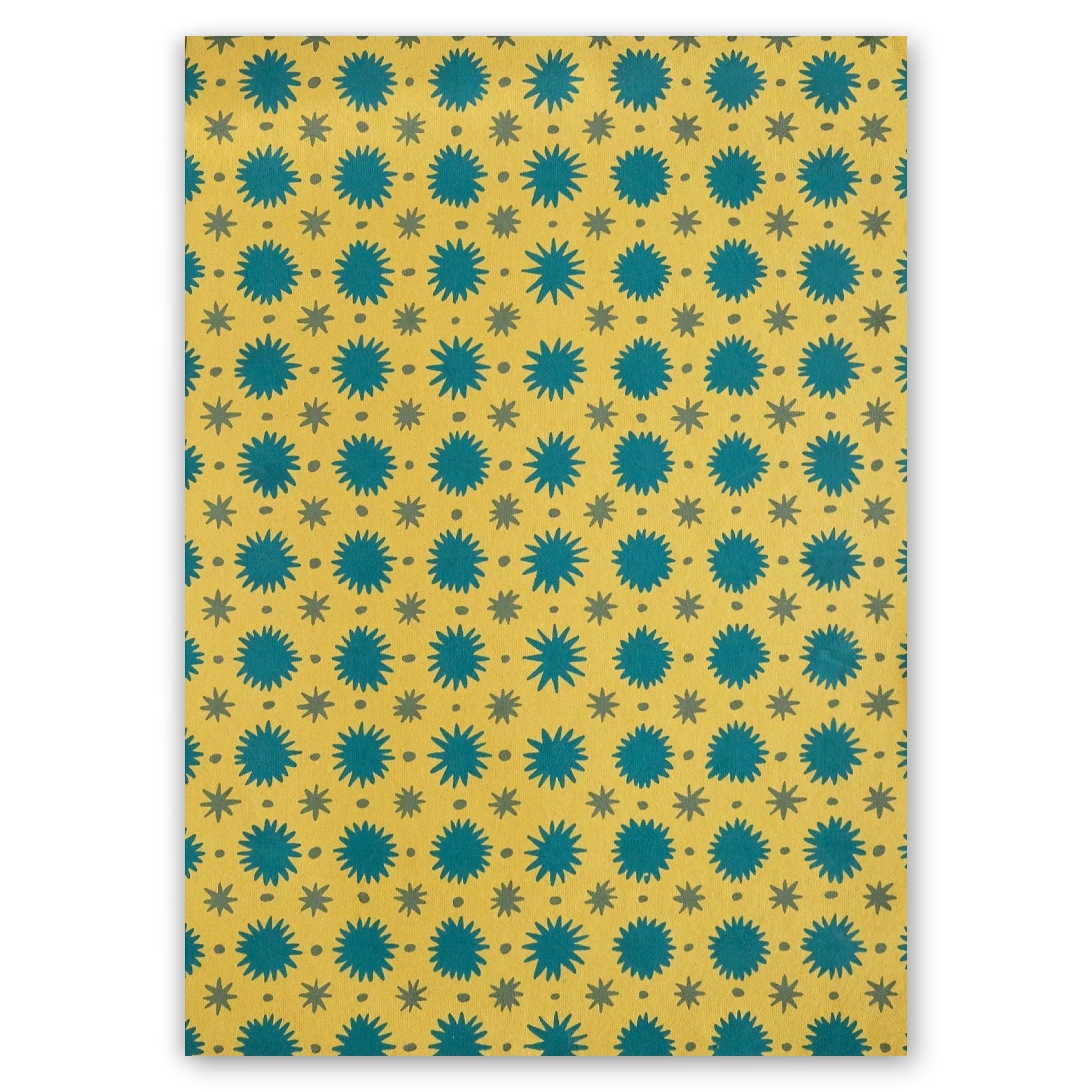 Yellow Stars Extra Large A3 Scrapbook - bubblegum market