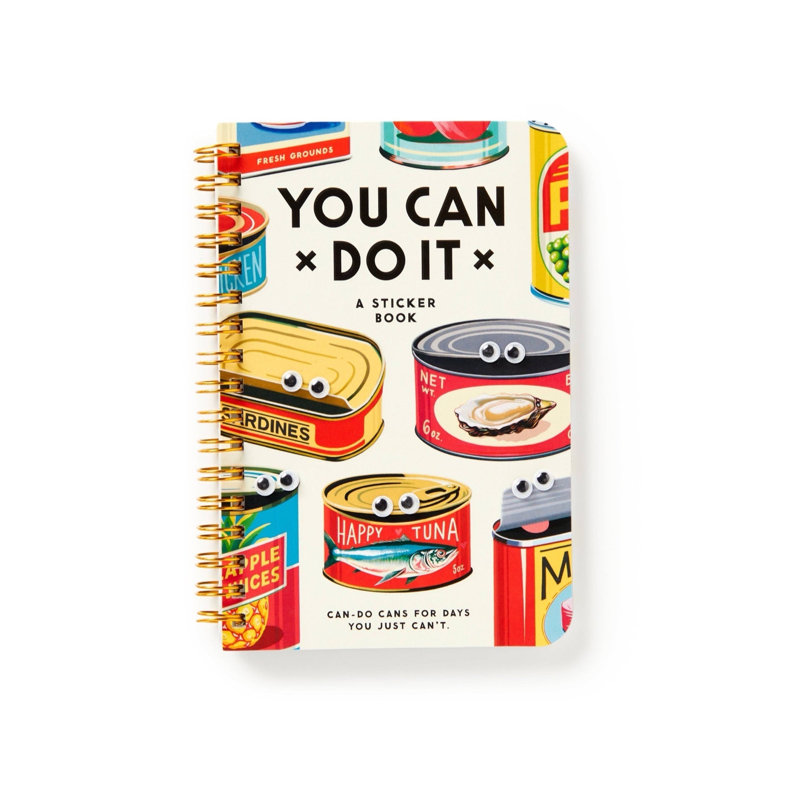 You Can Do It Googly Eyes Sticker Book - bubblegum market