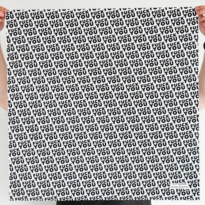 You Fuck You Wrapping Paper Sheet - bubblegum market