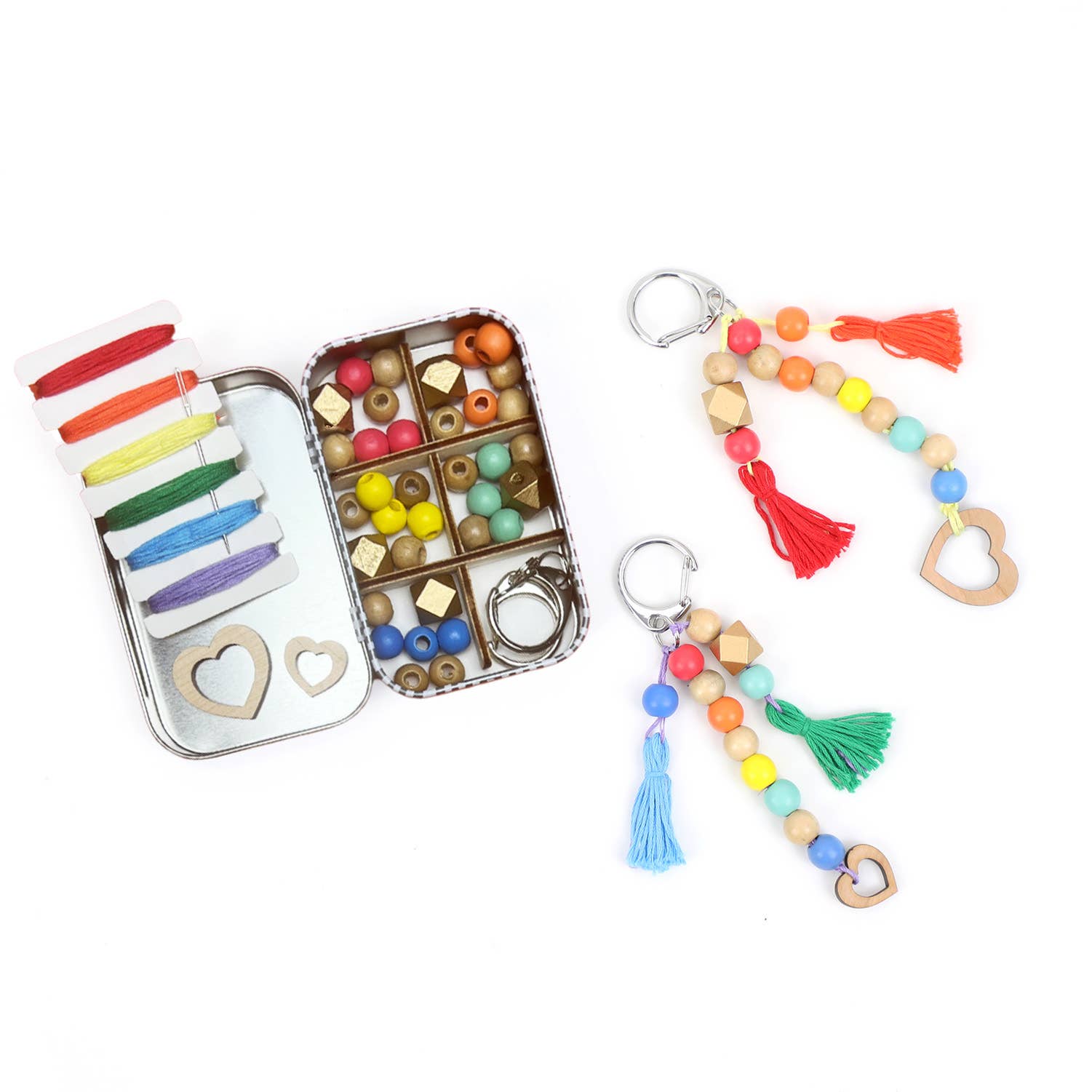 'You & Me' Tassel Keychain Kit - bubblegum market