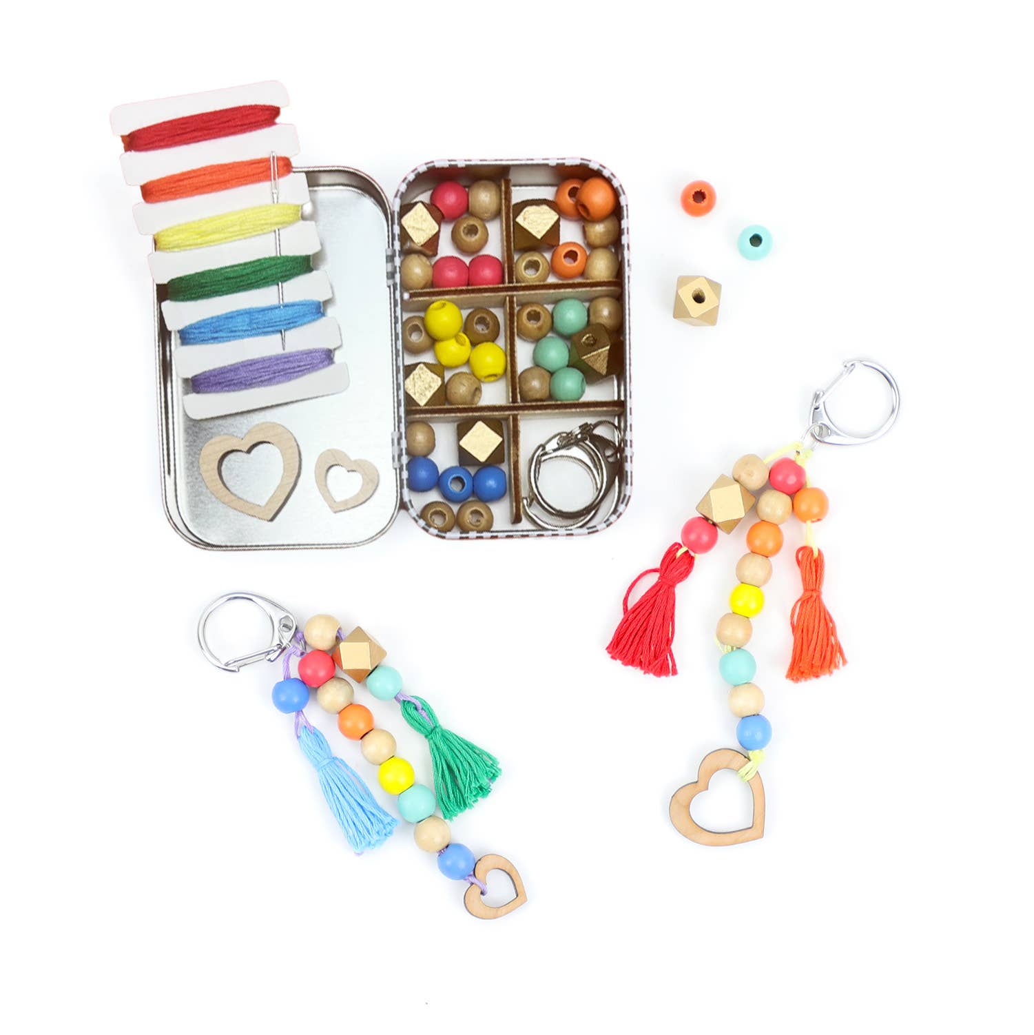 'You & Me' Tassel Keychain Kit - bubblegum market