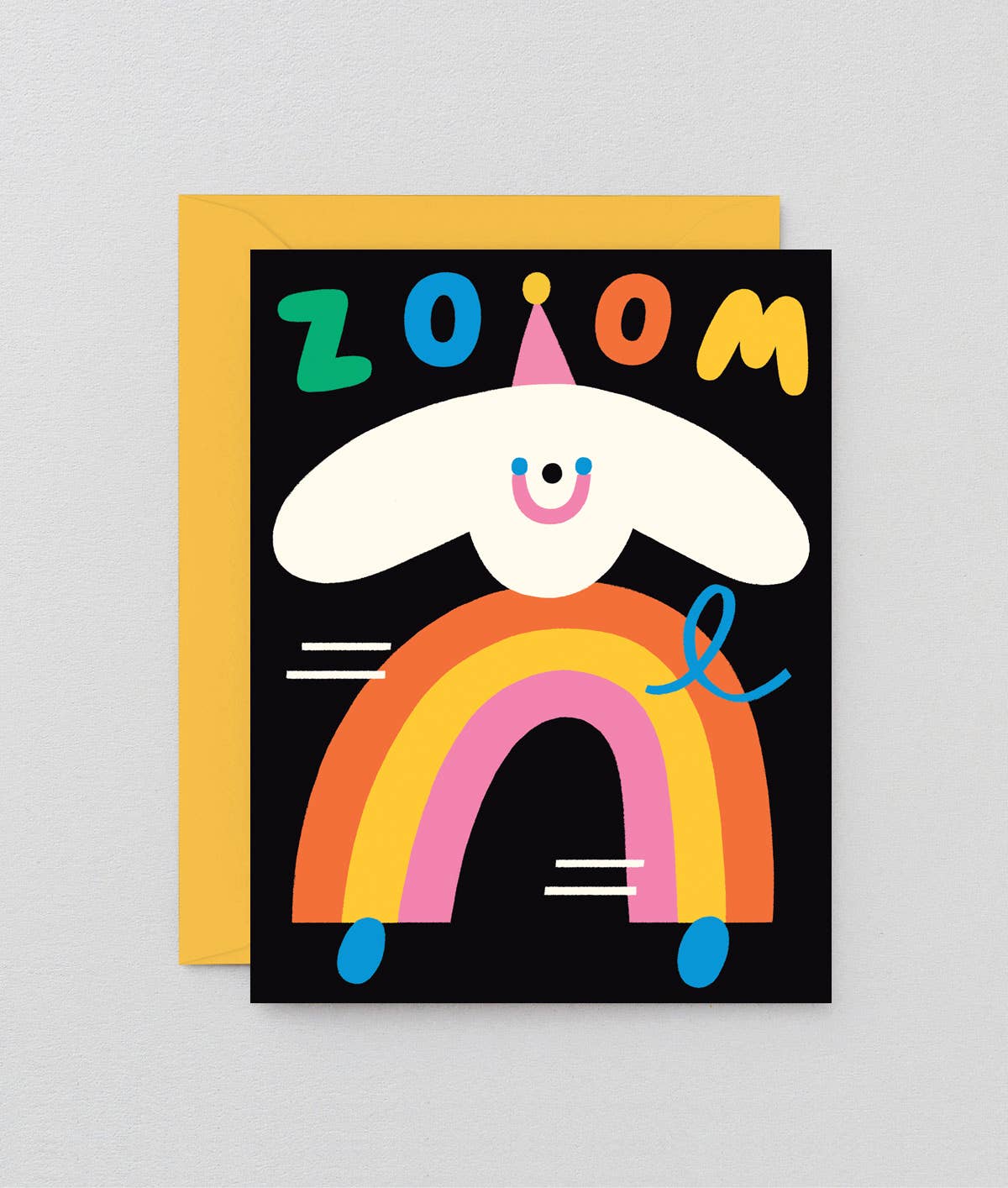 'Zoom' Kids Birthday Greeting Card - bubblegum market