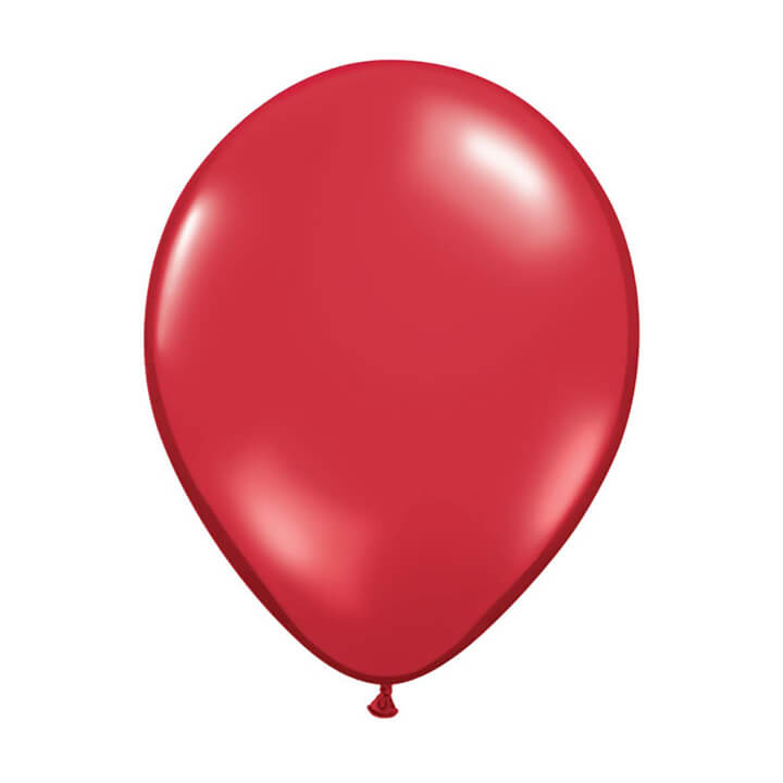 11" Ruby Red Balloon - bubblegum market