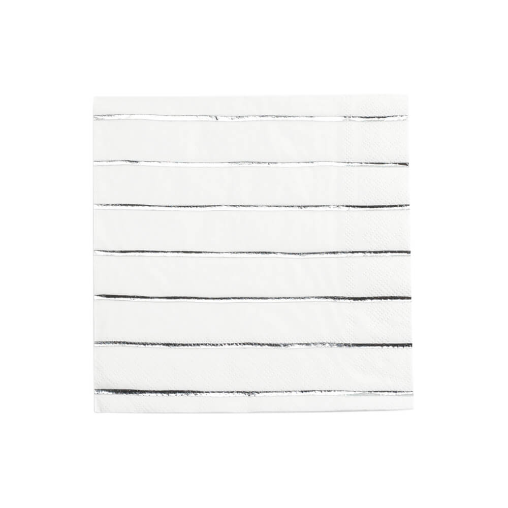 Daydream-Society-Silver-Frenchie-Striped-Large-Dinner-Napkins