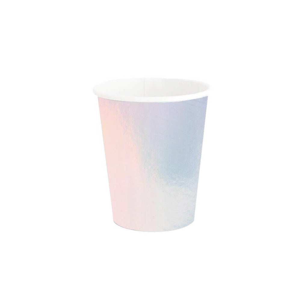 Iridescent-Holographic-Paper-Cups-Oh-Happy-Day-Party