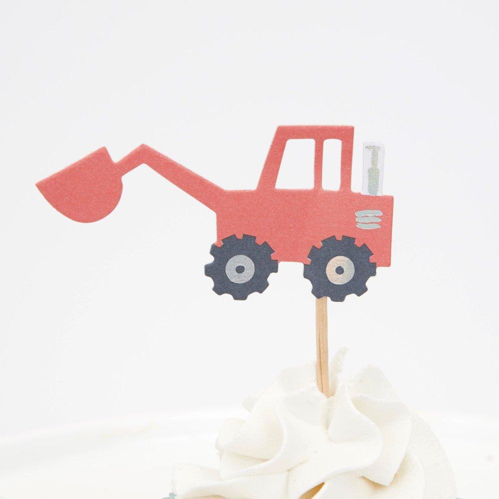 Meri-Meri-Party-Red-Construction-Vehicle-Truck-Cupcake-Topper
