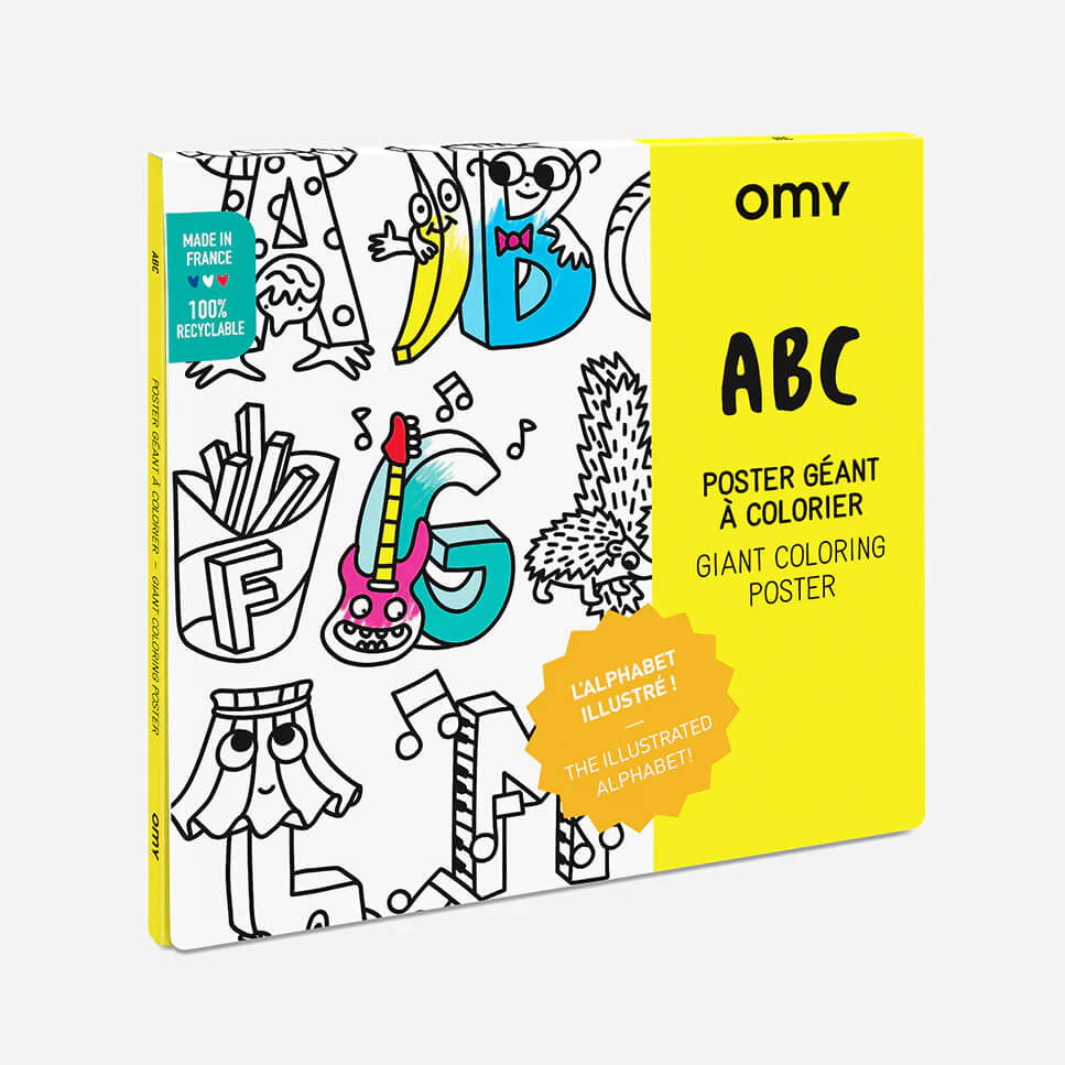 ABC Giant Coloring Poster - bubblegum market