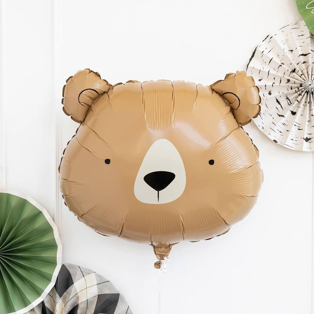 Adventure Bear Mylar Balloon - bubblegum market