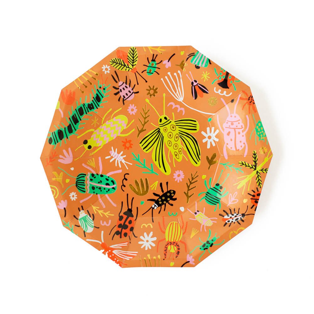 Backyard Bugs Small Plates 7.5" - bubblegum market