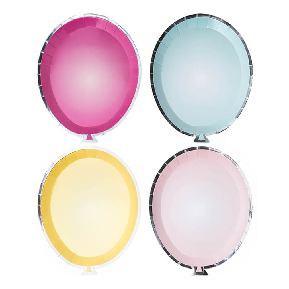 Balloon Party Plates - bubblegum market
