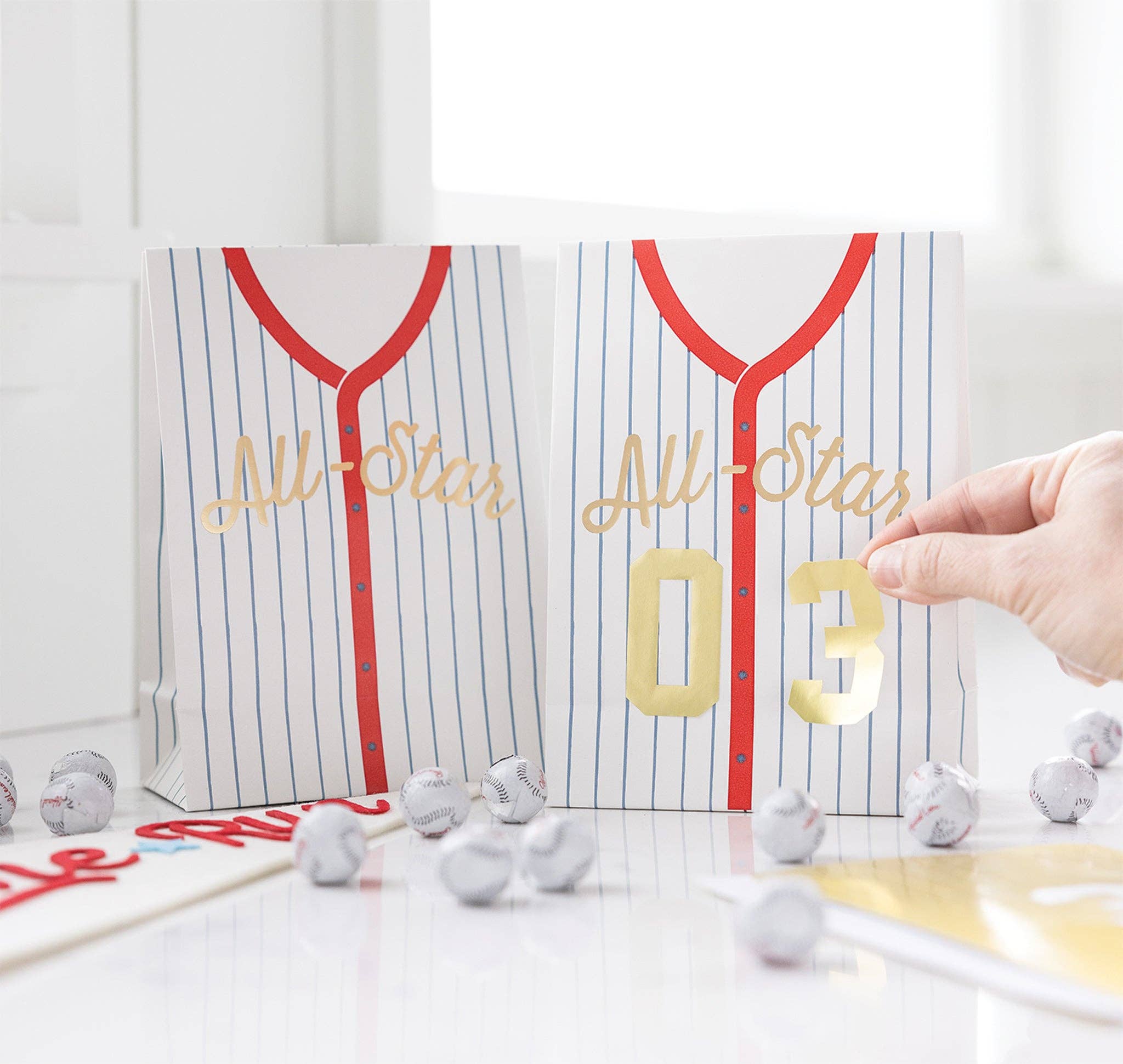 Baseball Treat Bags - bubblegum market