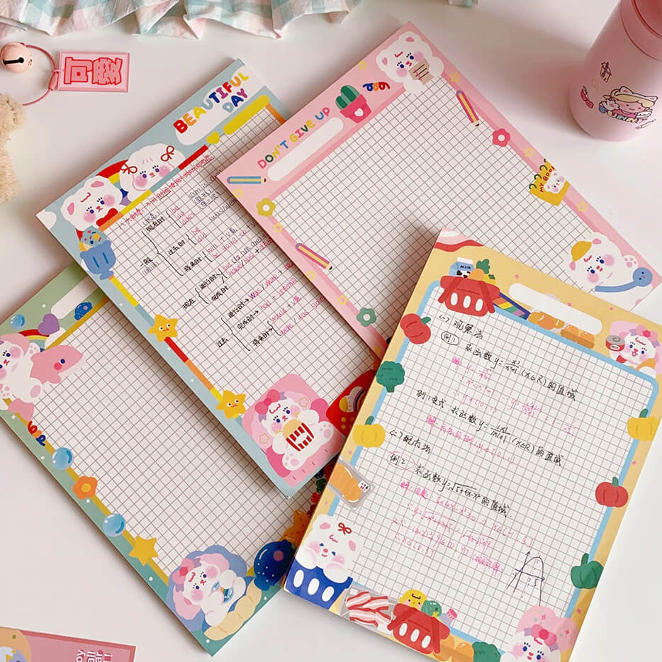 bear-bunny-large-kawaii-note-pad-cute-korean-stationery-kid-gift-stocking-stuffers-easter-basket-fillers-party-favor