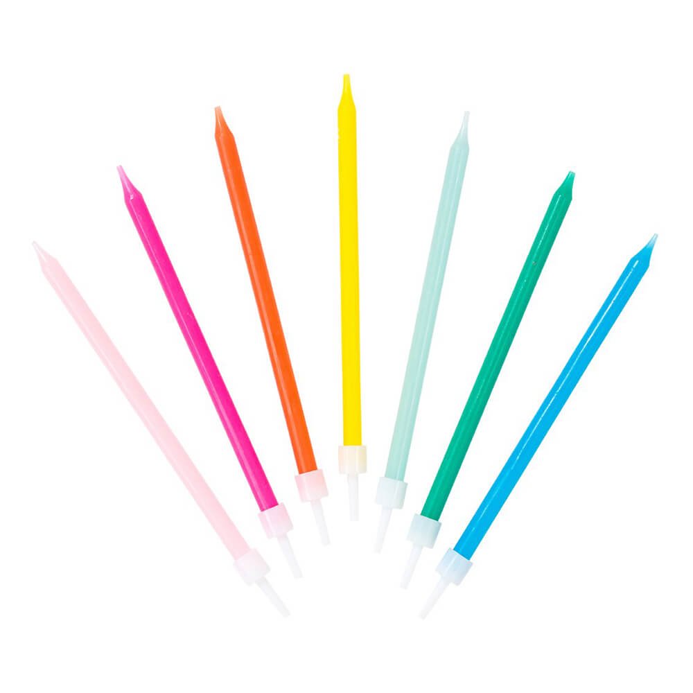 Birthday Brights Rainbow Candles - bubblegum market