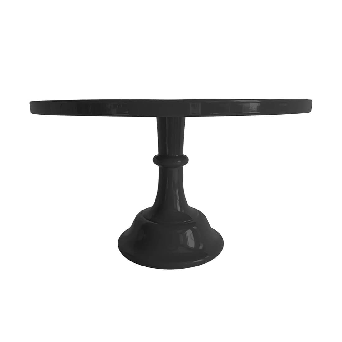 Black Melamine Pedestal Cake Stand - bubblegum market