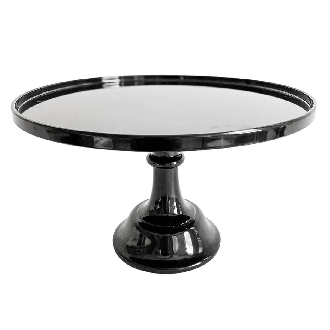 Black Melamine Pedestal Cake Stand - bubblegum market