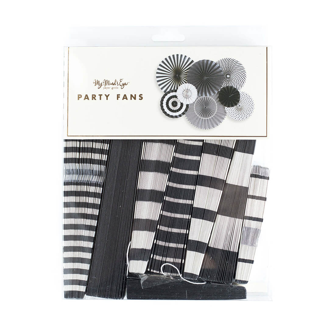Black & White Party Fans - bubblegum market