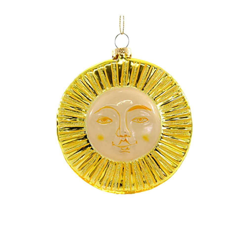 Blissful Sun Ornament 4" - bubblegum market