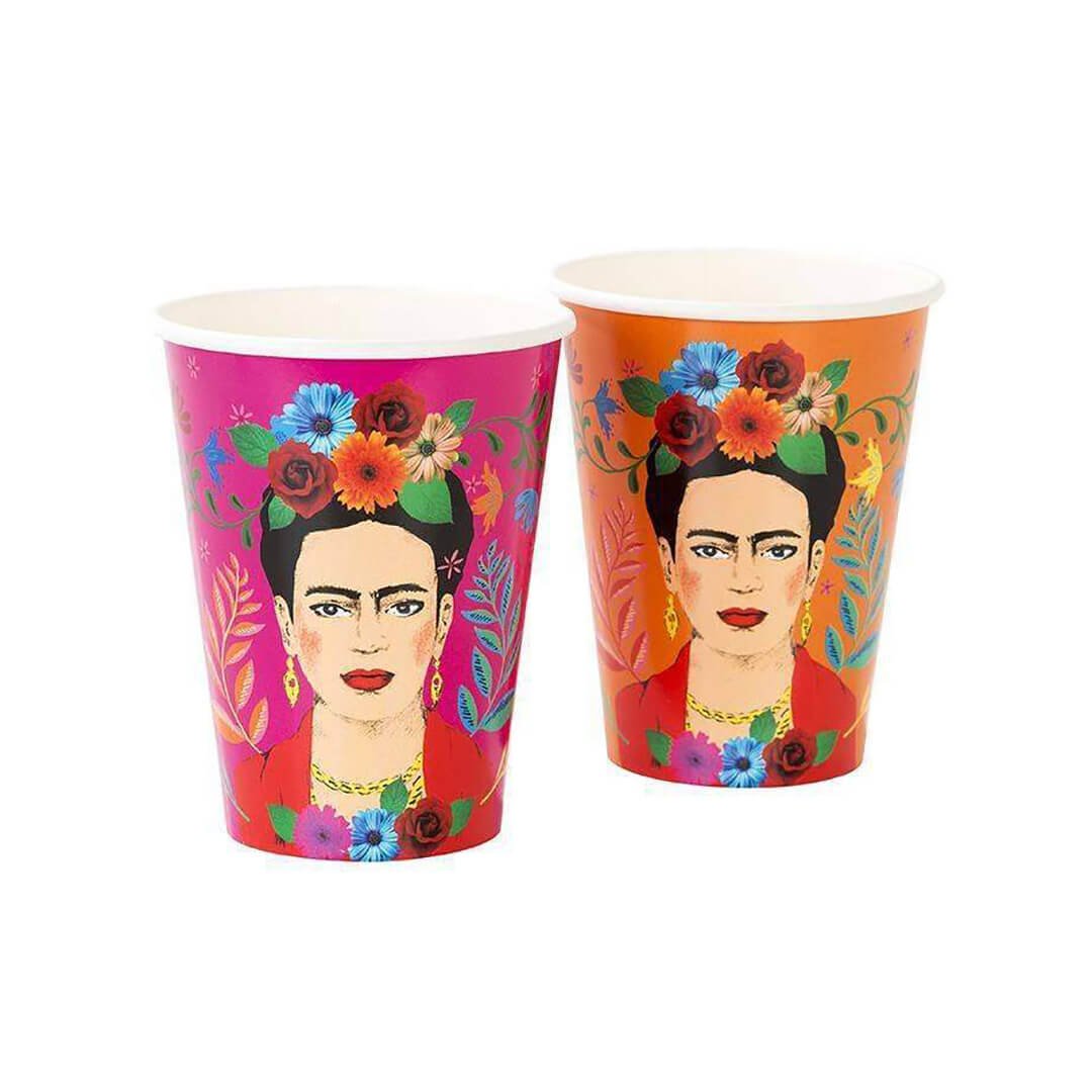 Boho Fiesta Frida Paper Cups (Large) - bubblegum market