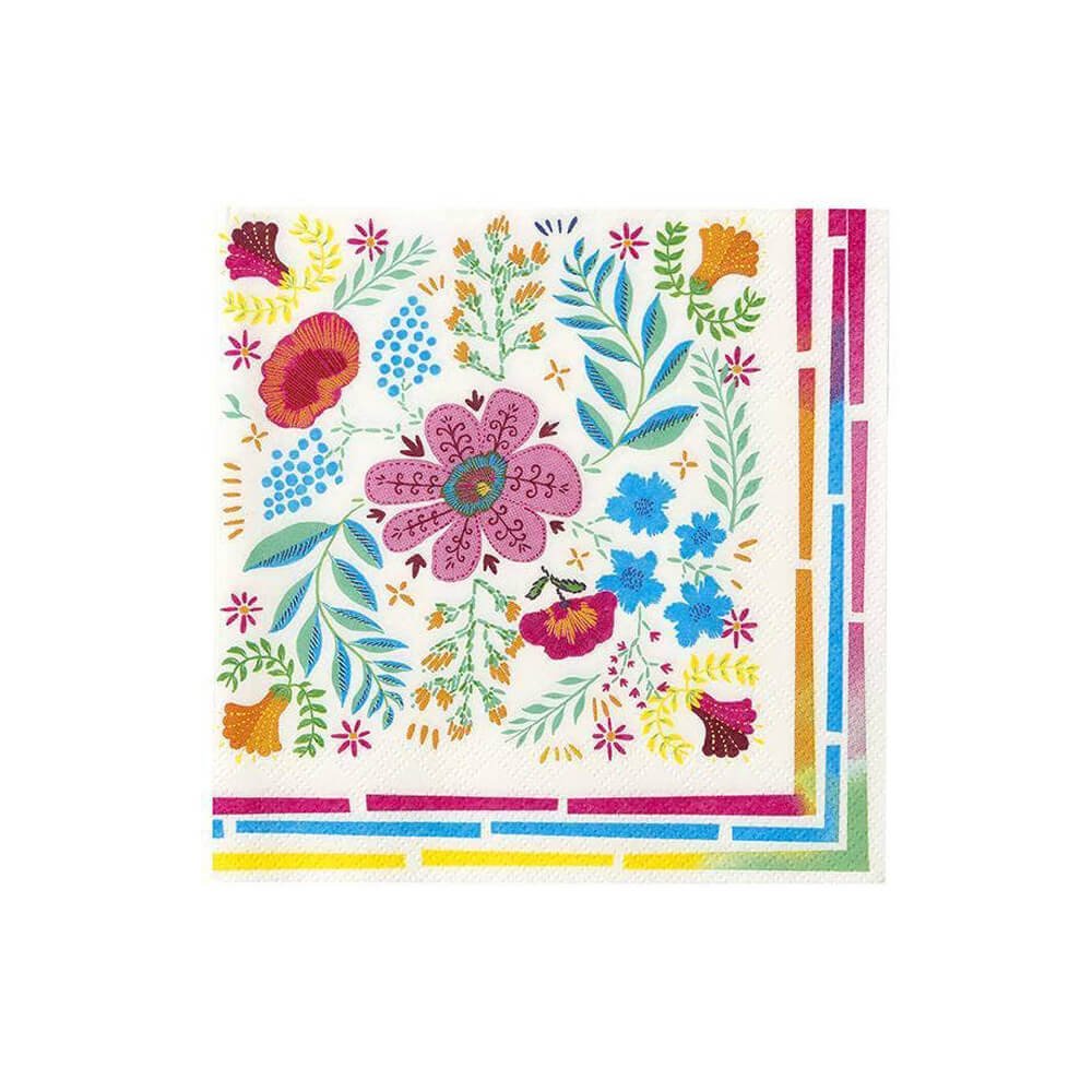 Boho Floral Napkins - bubblegum market