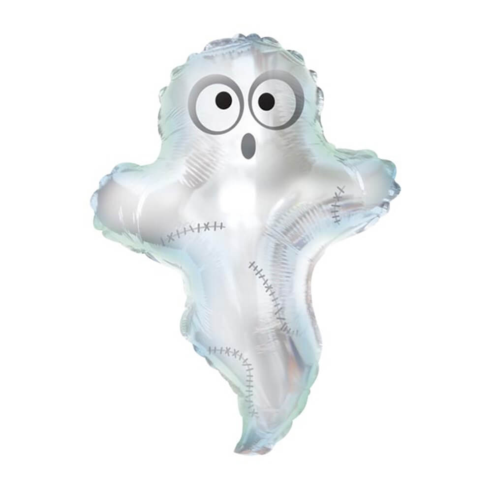 Boo Ghost with Stitches Halloween Foil Balloon 23" - bubblegum market