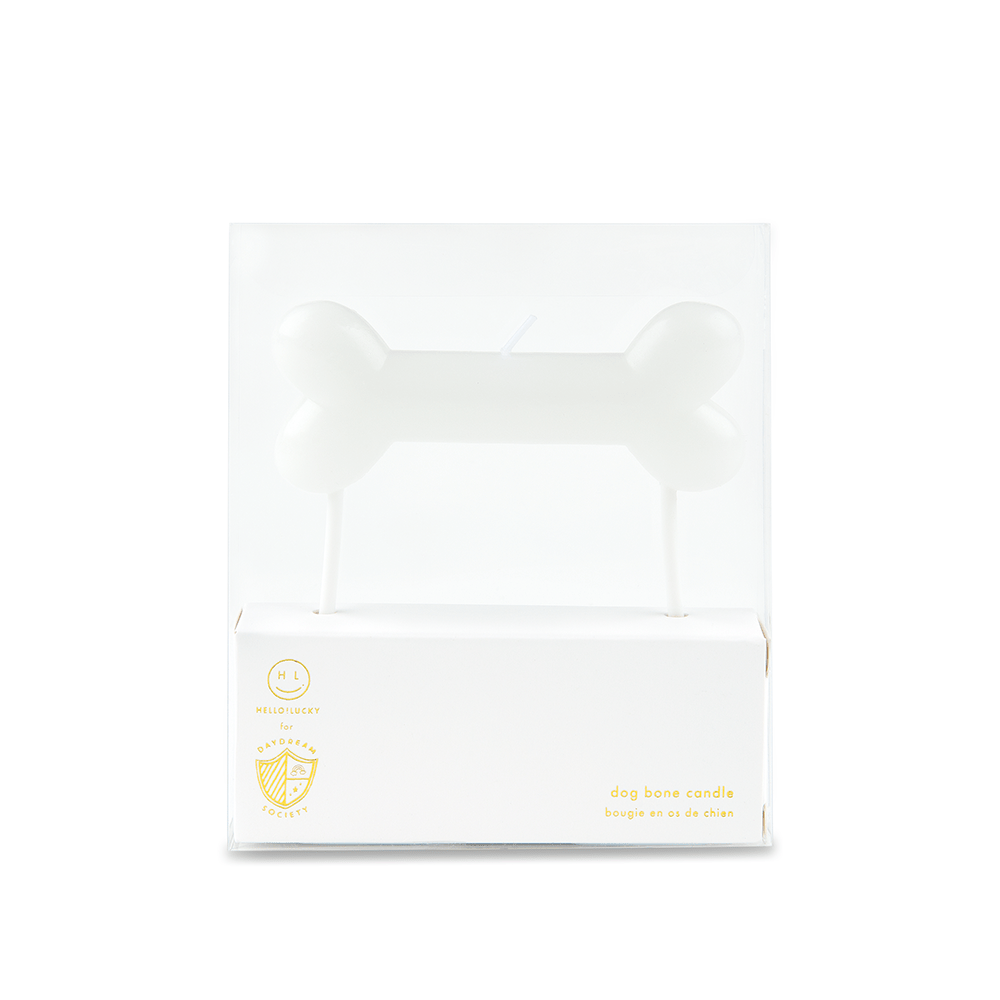 Bow Wow Large Dog Bone Candle - bubblegum market