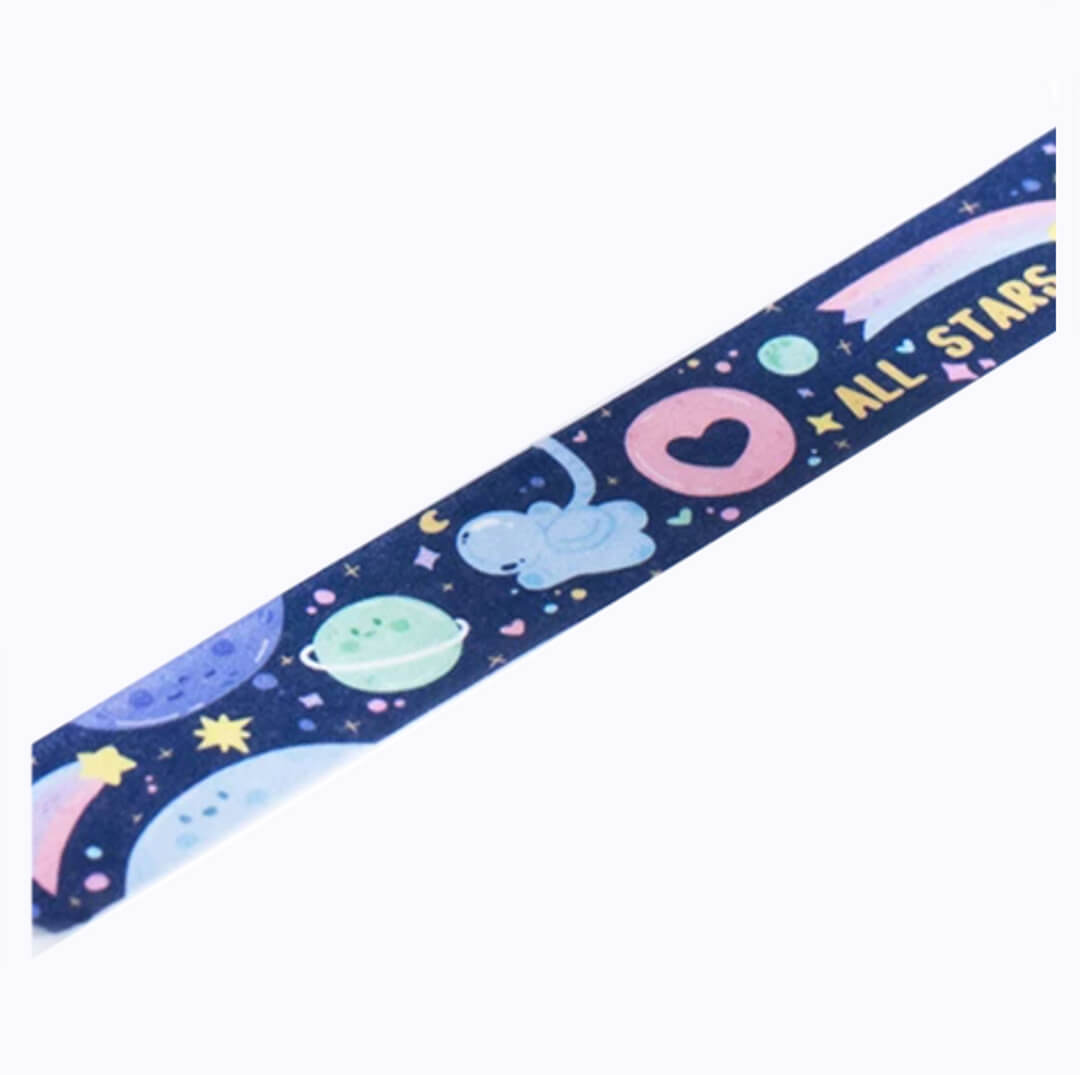 Bunny & Bear Cosmic Galaxy Washi Tape - bubblegum market