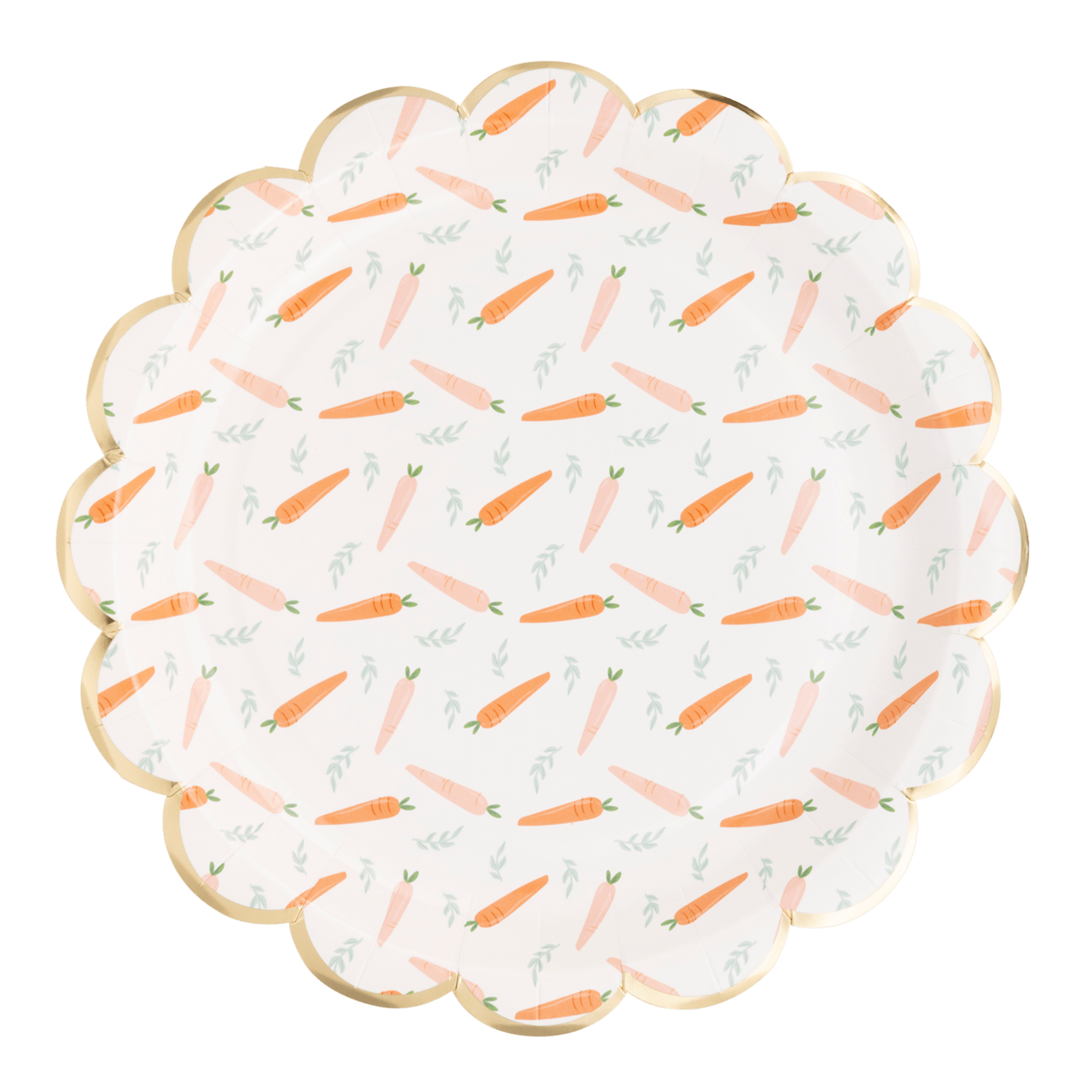 Carrot Pattern Plates 9" - bubblegum market