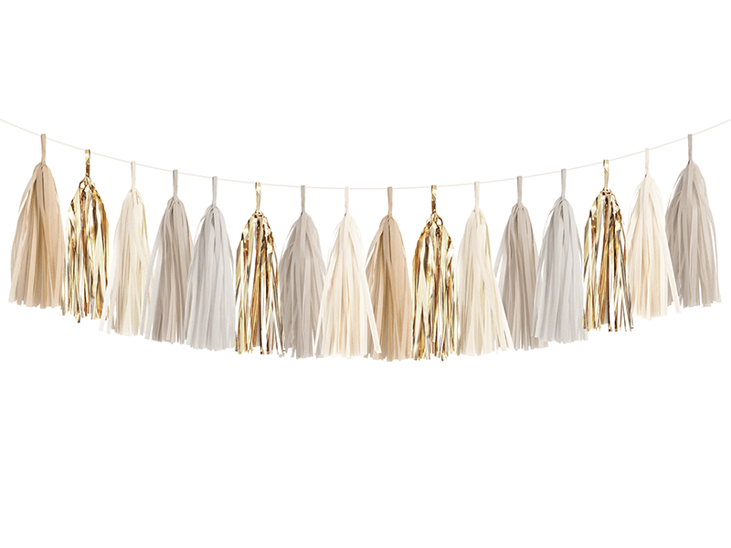 Champagne Tassel Garland Kit - bubblegum market