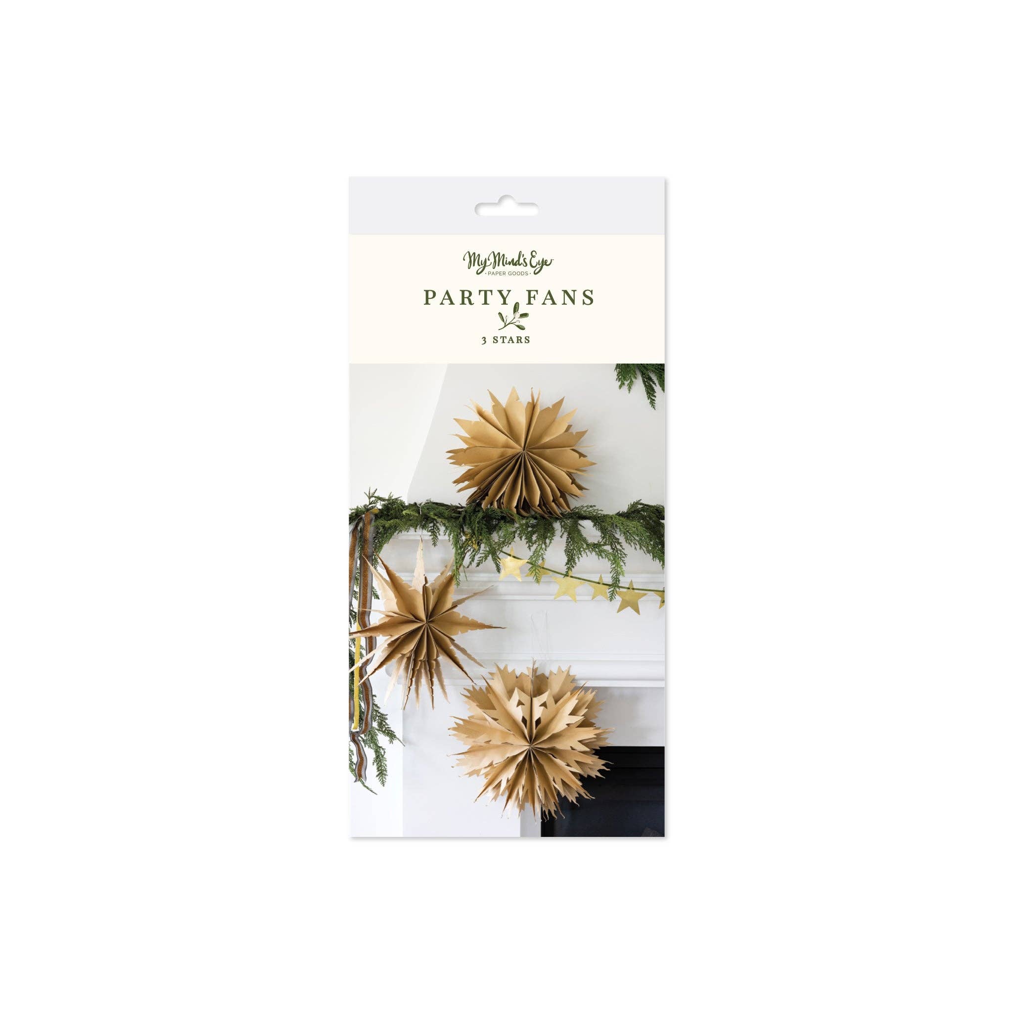 Christmas Memories Kraft Paper Fan Set - bubblegum market
