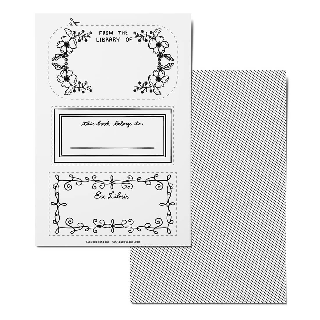 Color - in Bookplates Card Pack - bubblegum market