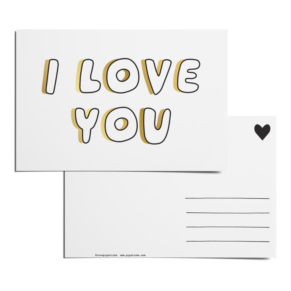 Color - in I Love You Postcard Pack - bubblegum market