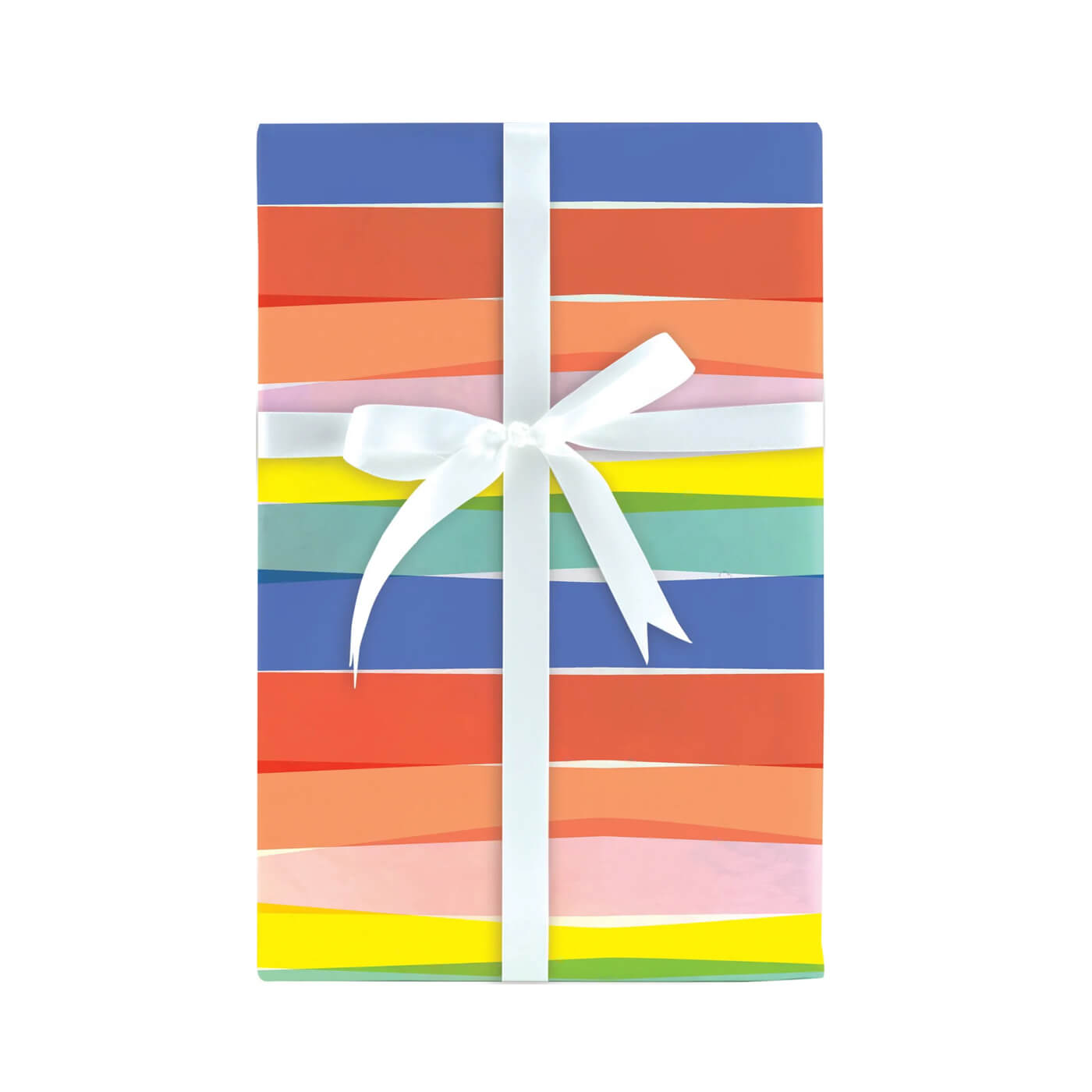 Color Play Bold Stripe Wrapping Paper Roll (4ft) - bubblegum market