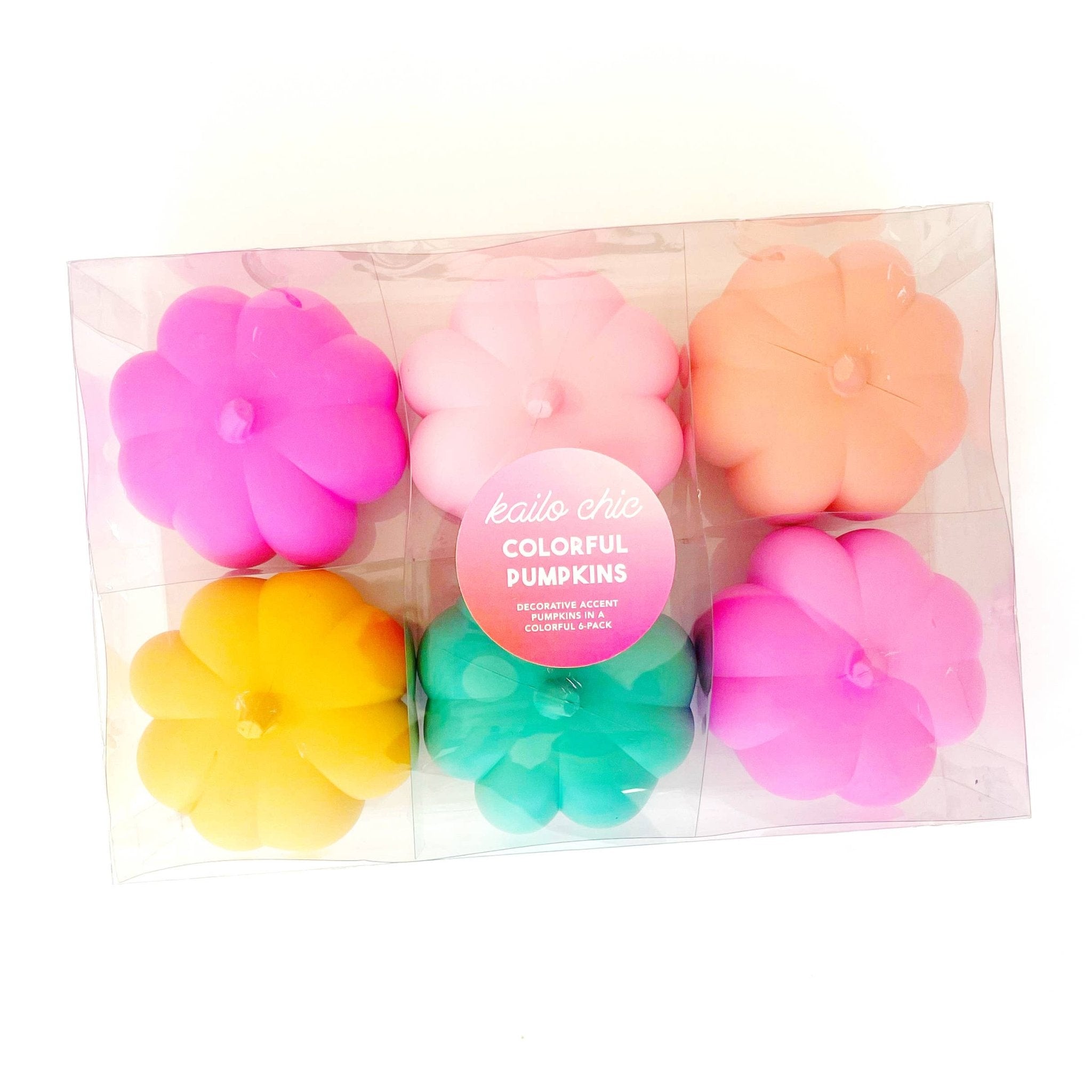 Colorful Plastic Pumpkins Set - bubblegum market