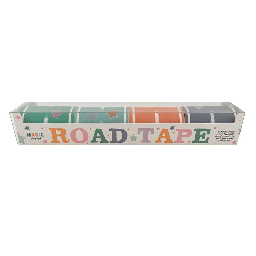 Colorful Play Road Tape (Set of 4 Rolls) - bubblegum market