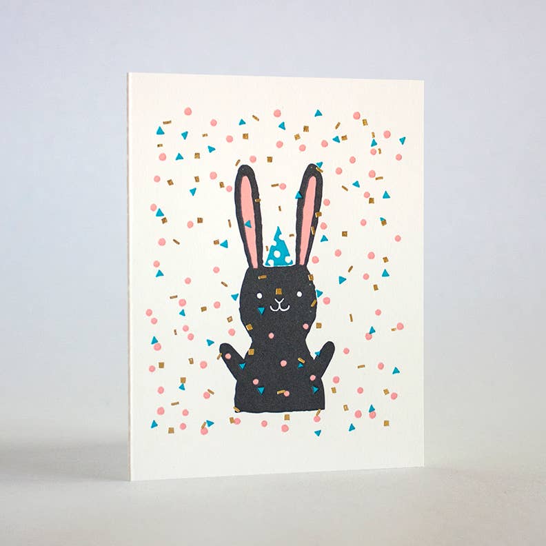 Confetti Bunny Card - bubblegum market