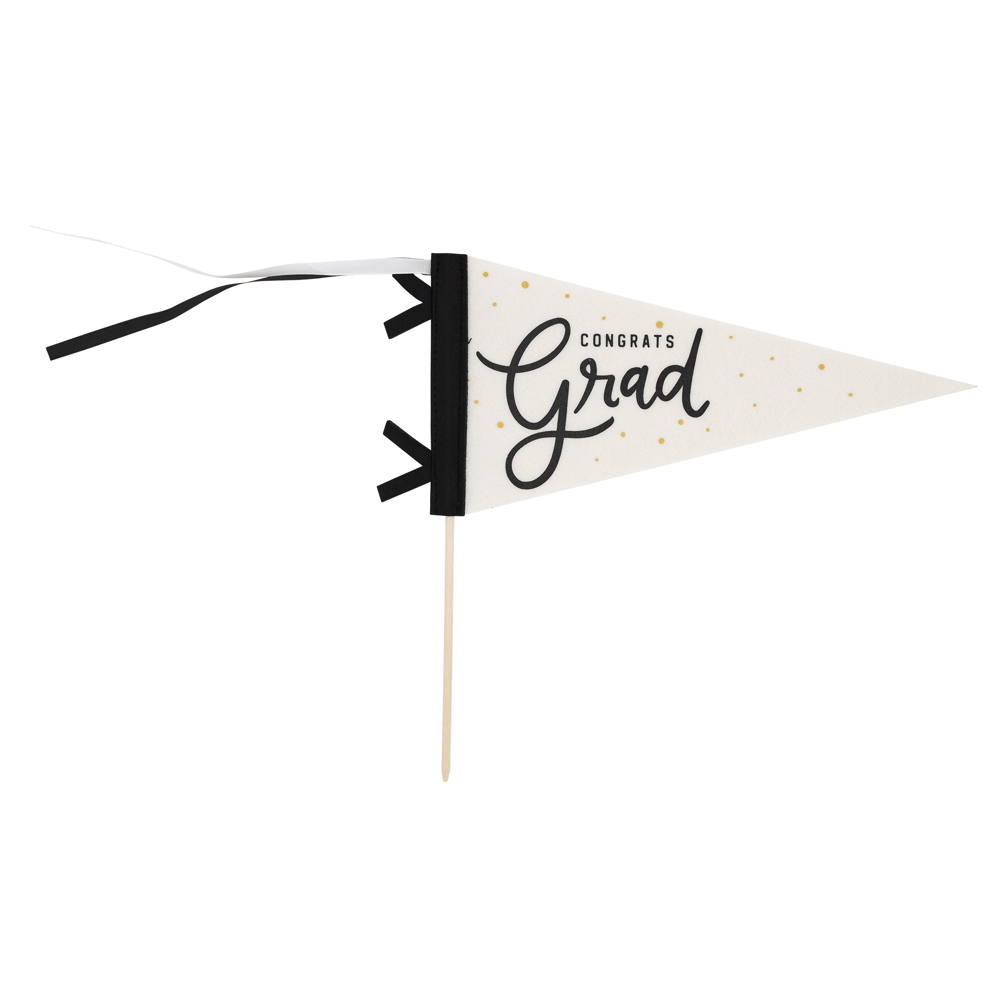 Congrats Grad Felt Pennant Banner - bubblegum market