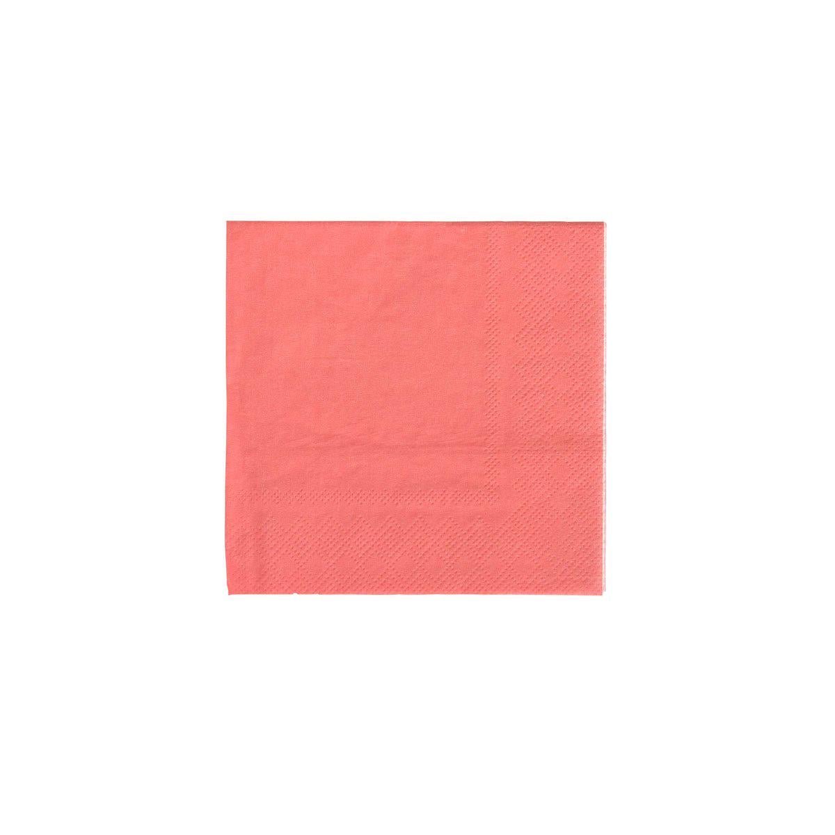 Coral Cocktail Napkins - bubblegum market