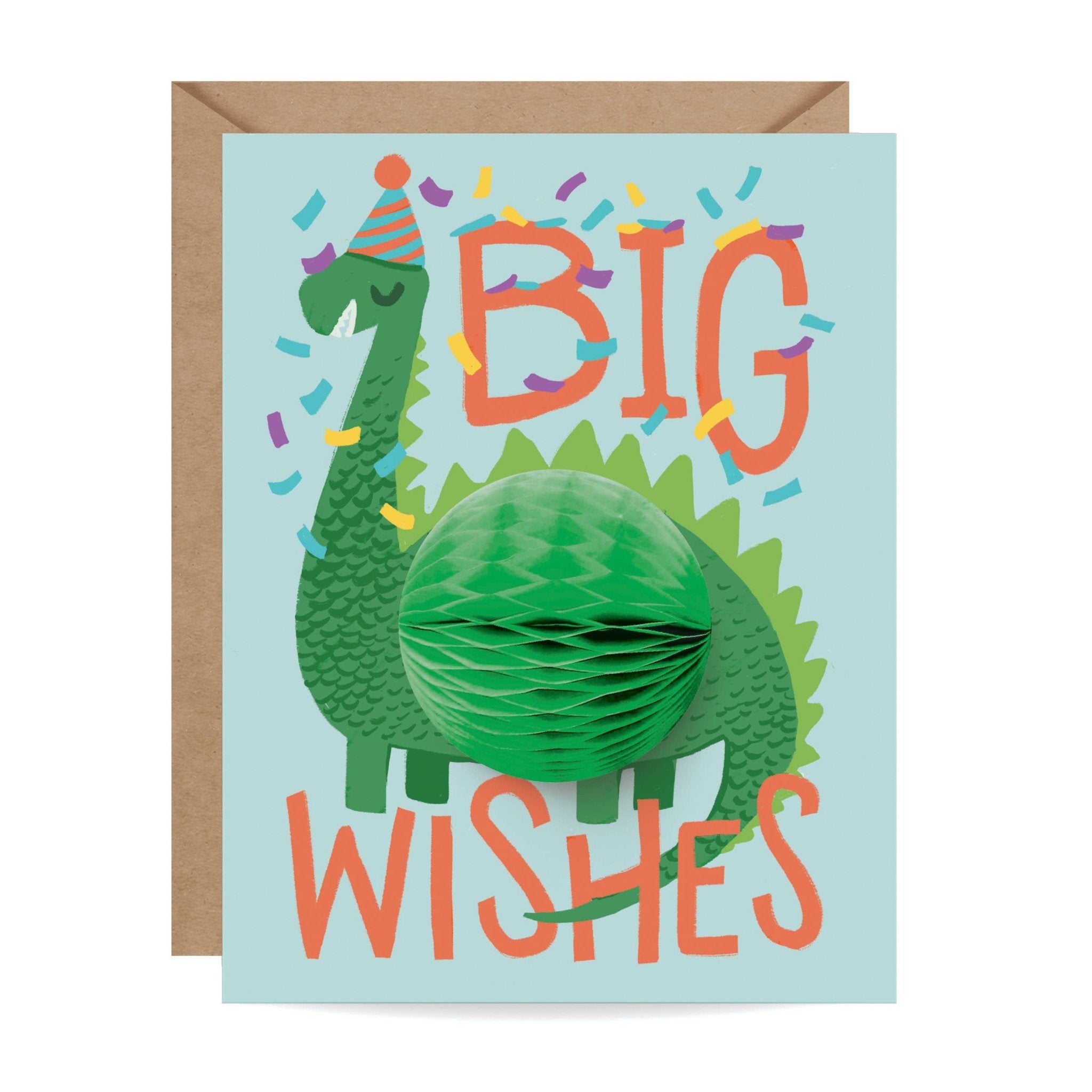 Dinosaur Pop - up Card - bubblegum market