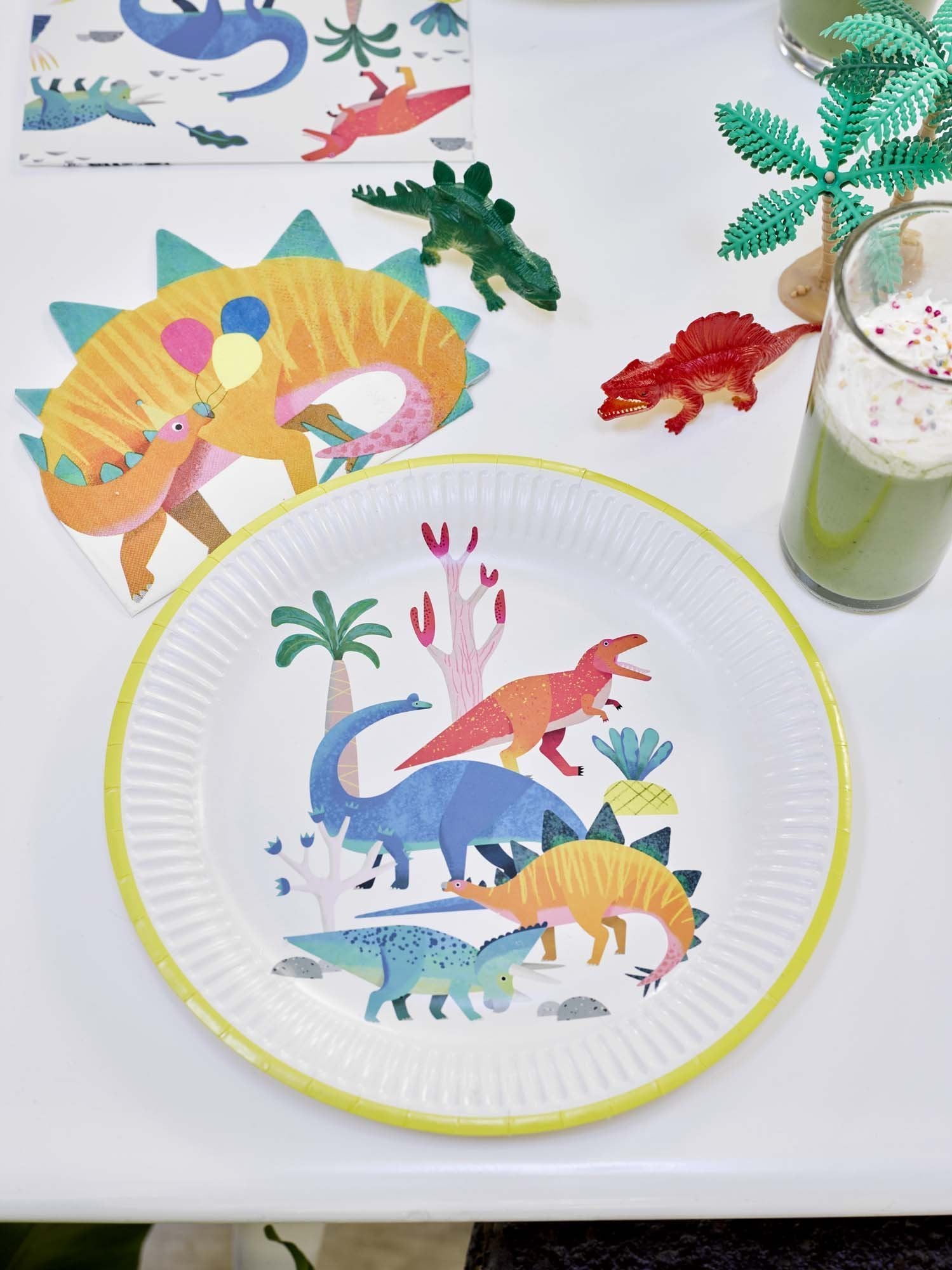 Dinosaur - Shaped Party Napkins - bubblegum market