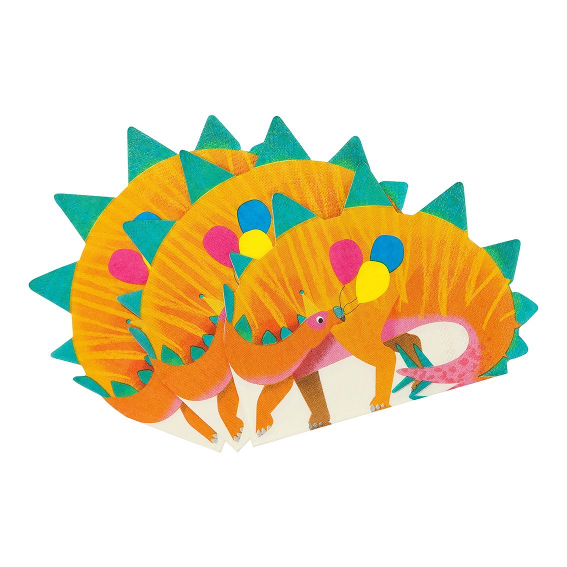Dinosaur - Shaped Party Napkins - bubblegum market