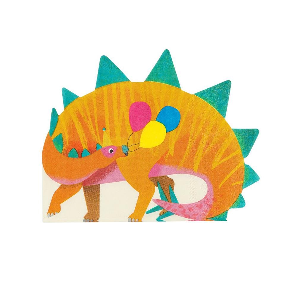 Dinosaur - Shaped Party Napkins - bubblegum market