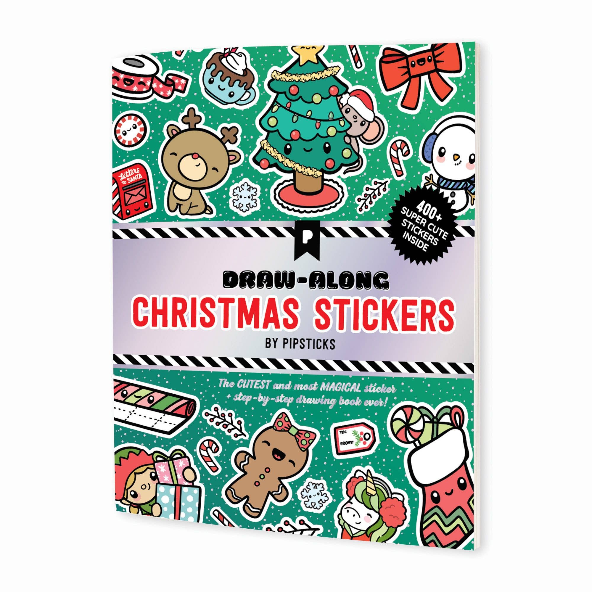 Draw - Along Christmas Sticker Book - bubblegum market