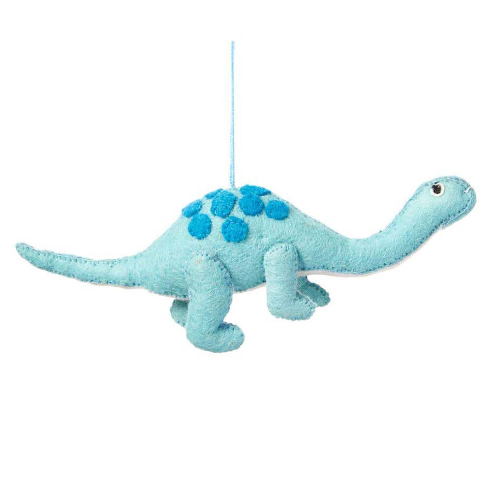 Felt Brontosauras Ornament - bubblegum market