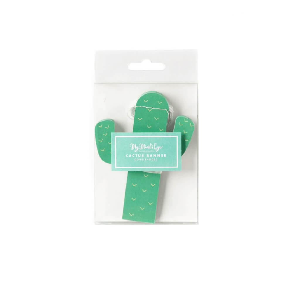 Fiesta Cactus Banner - bubblegum market