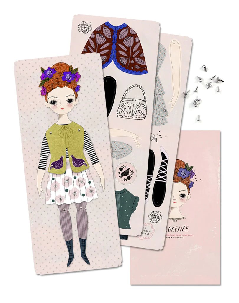 Florence Paper Doll Kit - bubblegum market