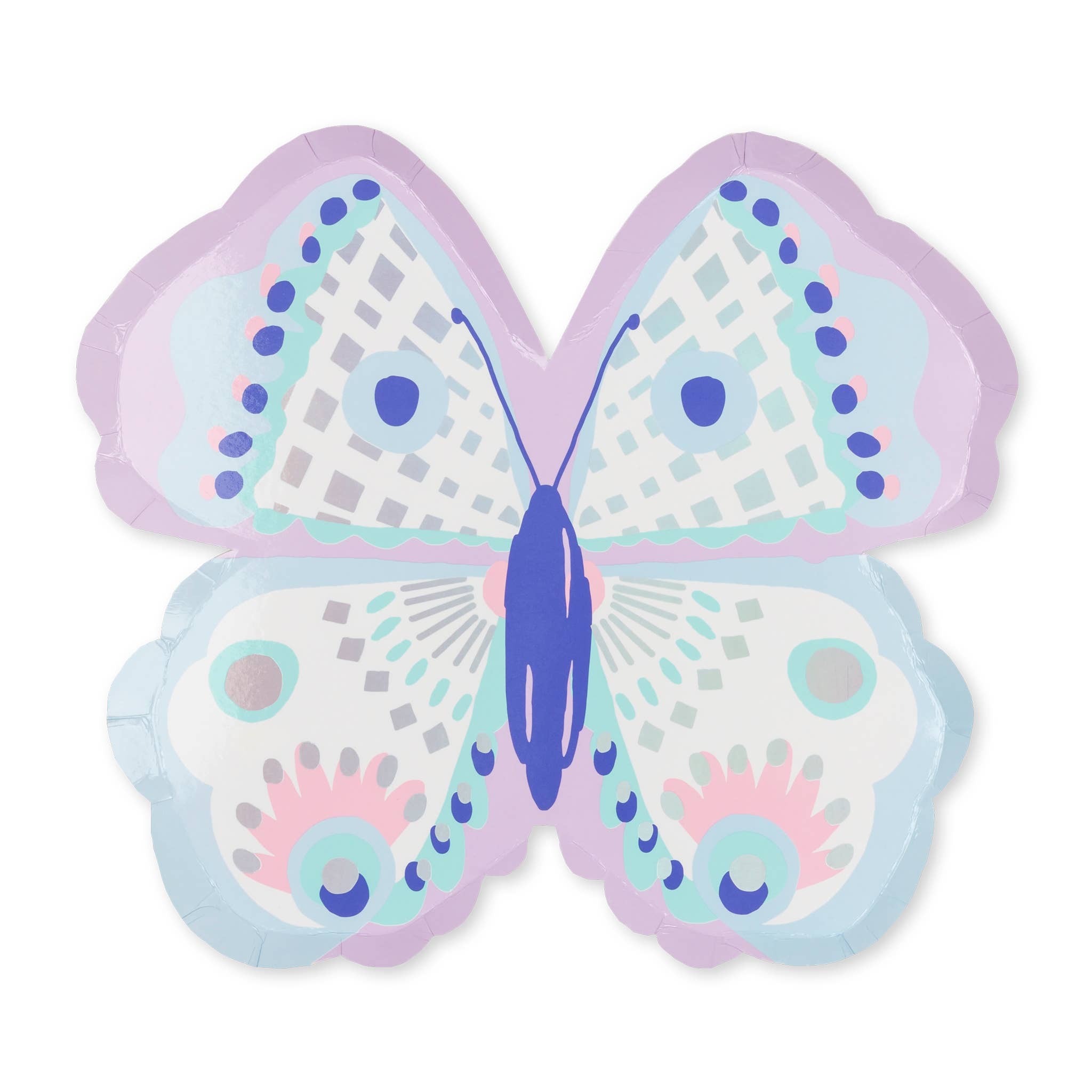 Flutter Butterfly Party Plates - bubblegum market